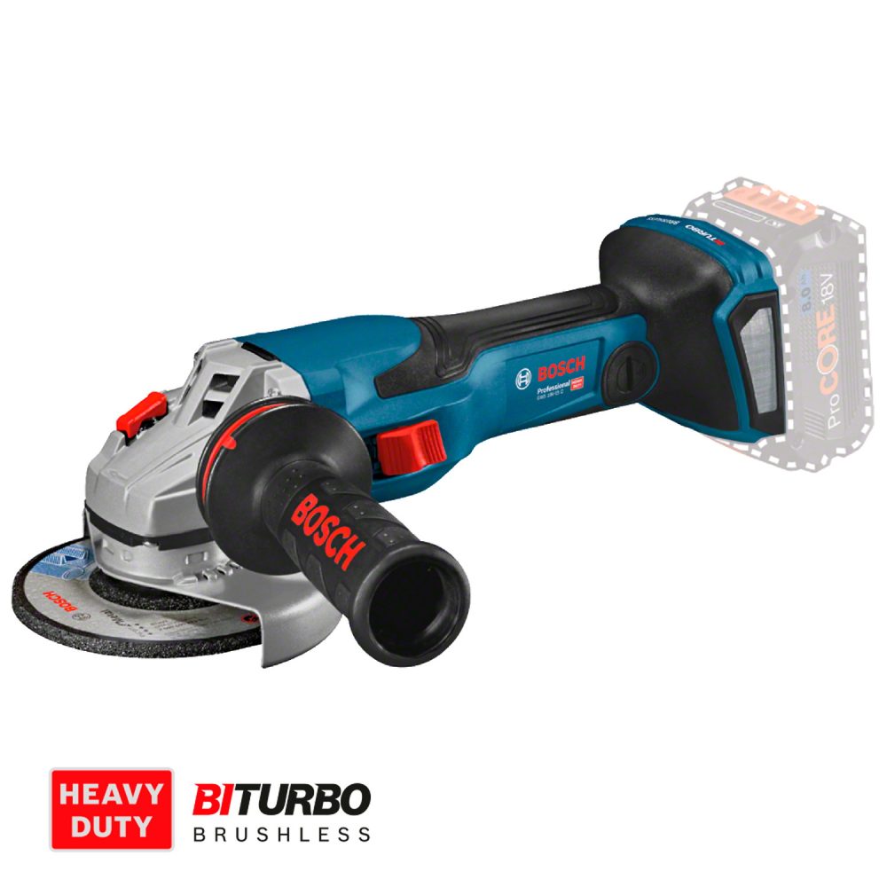06019H60E0  Esmeril angular inalámbrico de 5" Bosch GWS 18V-15 C, sin batería - Image 2